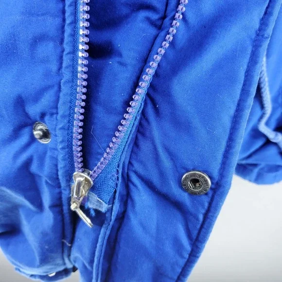 FLAWS** Vintage 90s Buffalo Bills NFL Jacket XL Parka Triple FAT‎ Goose Blue Red